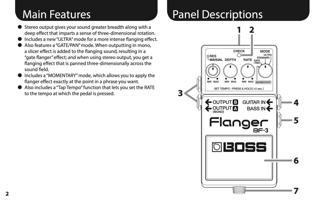 Boss BF-3 Flanger