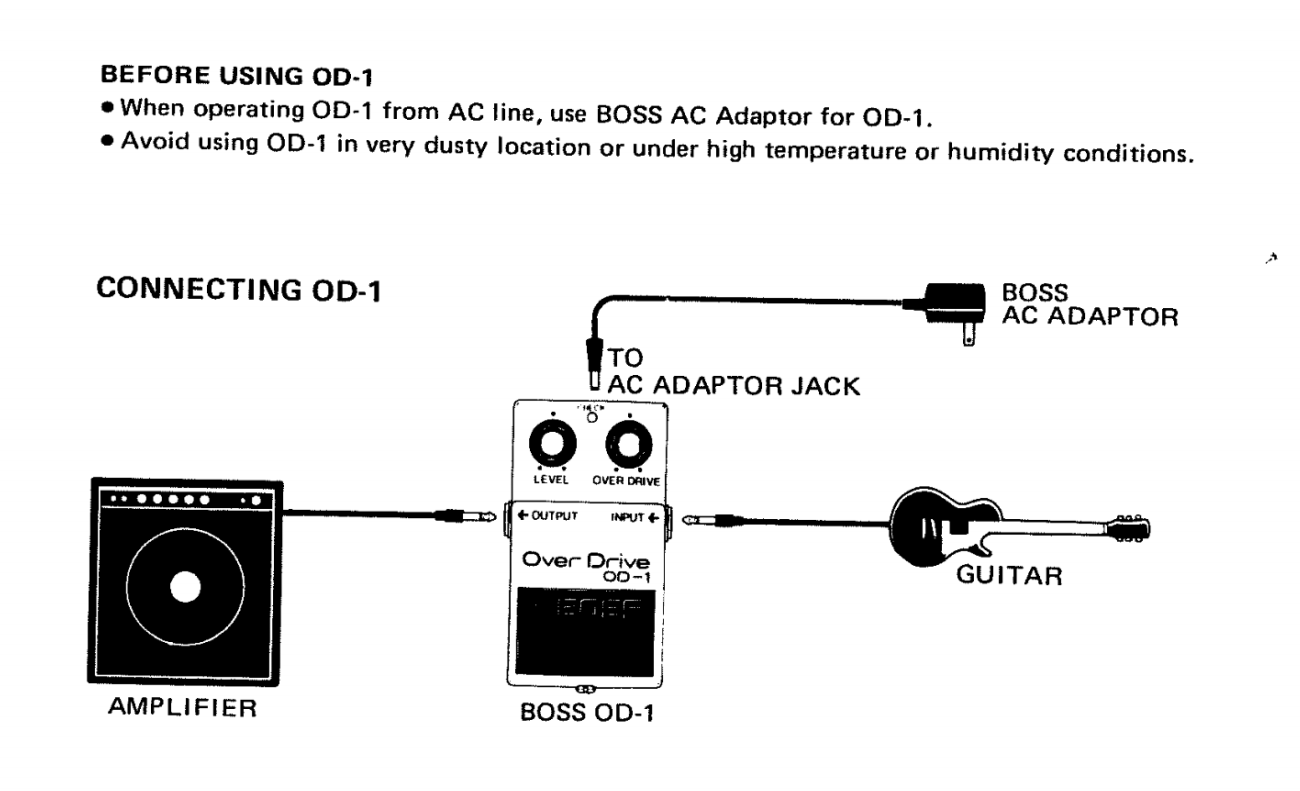 Boss OD-1 Overdrive