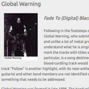 Global Warning: Fade To (Digital) Black (Apr 2004)