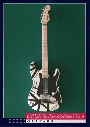 EVH Eddie Van Halen Striped Series White